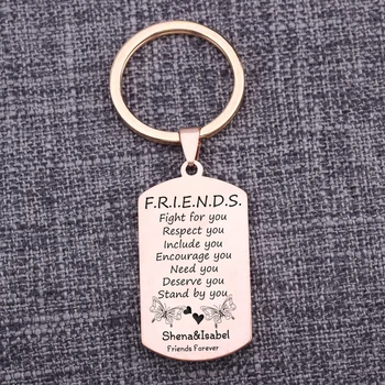 BBF Best Friends Keychain Dog Tag Pendants Jewelry Friendship Keyrings Bag Charms Key Holder Accessories Car Keytag Best Friends
BBF Best Friends Keychain Dog Tag Pendants Jewelry Friendship Keyrings Bag Charms Key Holder Accessories Car Keytag Best Friends