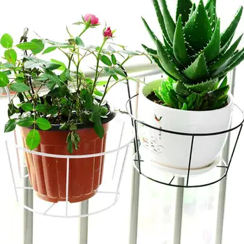 Balcony Hanging Flower Stand Flower Pot Stand Round Cross Railing Fence Garden Metal Iron Flower Pot Holder Decorative Floral
Balcony Hanging Flower Stand Flower Pot Stand Round Cross Railing Fence Garden Metal Iron Flower Pot Holder Decorative Floral
