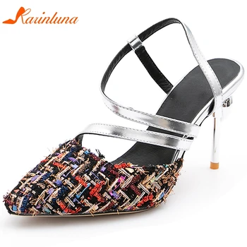 Karinluna New Wholesale Pointed Toe High Heels Plus Size 45 Elegant Office Lady Women Shoes Woman Sandals Female 
Karinluna New Wholesale Pointed Toe High Heels Plus Size 45 Elegant Office Lady Women Shoes Woman Sandals Female