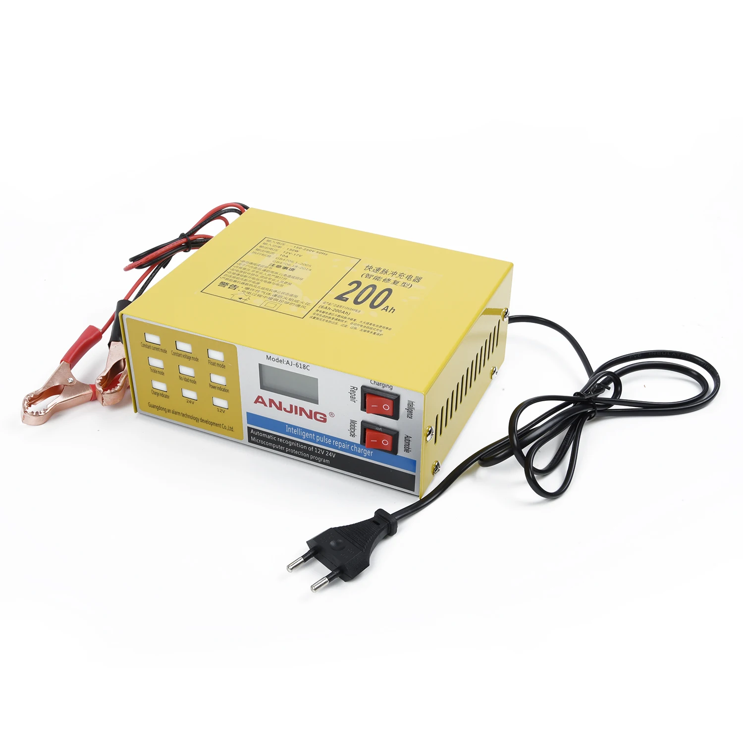 Full Automatic Intelligent Car Battery Charger 150-250V 12/24V Pulse Repair Fast Power Charging for car motorcycle Accessories
Full Automatic Intelligent Car Battery Charger 150-250V 12/24V Pulse Repair Fast Power Charging for car motorcycle Accessories