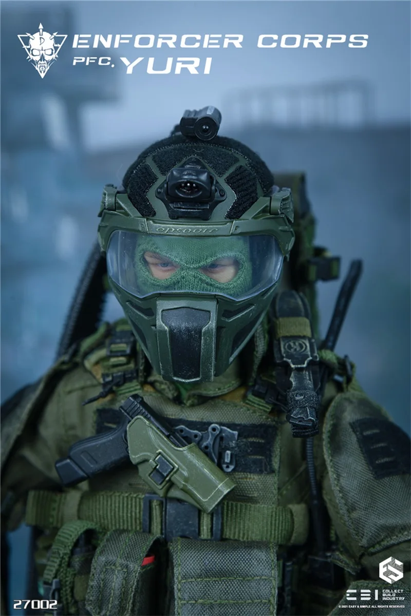 1/6th EASY&SIMPLE ES 27002 Enforcer Corps Yuri Gunner Helmet Mask Model Male For 12inch Body Figures Collect
1/6th EASY&SIMPLE ES 27002 Enforcer Corps Yuri Gunner Helmet Mask Model Male For 12inch Body Figures Collect