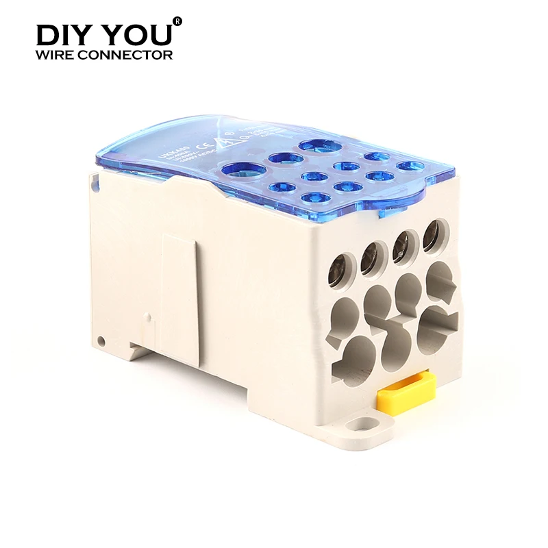 UKK 250A Din Rail Type One In several Out Terminals Block Line Distribution Box Current Connection Open Wire Box
UKK 250A Din Rail Type One In several Out Terminals Block Line Distribution Box Current Connection Open Wire Box
