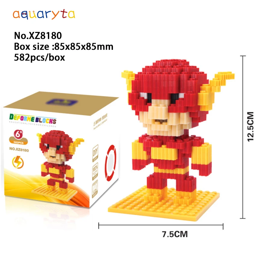 Aquaryta Classic Cartoon Game Character DIY Diamond Micro Building Blocks Set Educational Toy 582pcs/Box Gifts for Children
Aquaryta Classic Cartoon Game Character DIY Diamond Micro Building Blocks Set Educational Toy 582pcs/Box Gifts for Children