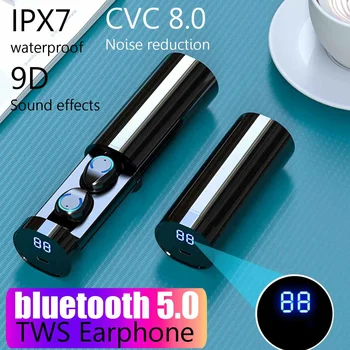 TWS bluetooth Earphone V5.0 9D Stereo Wireless Headphones Sport Waterproof Earphones Mini True Wireless Earbuds for cellphone
TWS bluetooth Earphone V5.0 9D Stereo Wireless Headphones Sport Waterproof Earphones Mini True Wireless Earbuds for cellphone