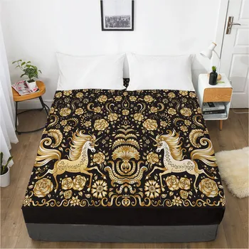3D Design Fitted Sheet Bed Mattress Fitted Cover Custom Design Bed Linens Sheets Bedsheet 180x200cm Glod Black Home Texitle
3D Design Fitted Sheet Bed Mattress Fitted Cover Custom Design Bed Linens Sheets Bedsheet 180x200cm Glod Black Home Texitle