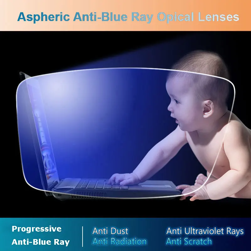 Progressive Anti-Blue Ray Aspheric Optical Glasses Photochromic Gray Lens Light Sensitive Fast Color Changing 1.56/1.61
Progressive Anti-Blue Ray Aspheric Optical Glasses Photochromic Gray Lens Light Sensitive Fast Color Changing 1.56/1.61