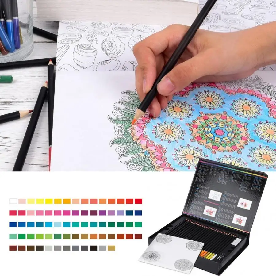 74pcs color pencils Drawing Painting Kit with Colored Pencils Eraser Sharpener paper box for drawing Artist Student Supplies
74pcs color pencils Drawing Painting Kit with Colored Pencils Eraser Sharpener paper box for drawing Artist Student Supplies