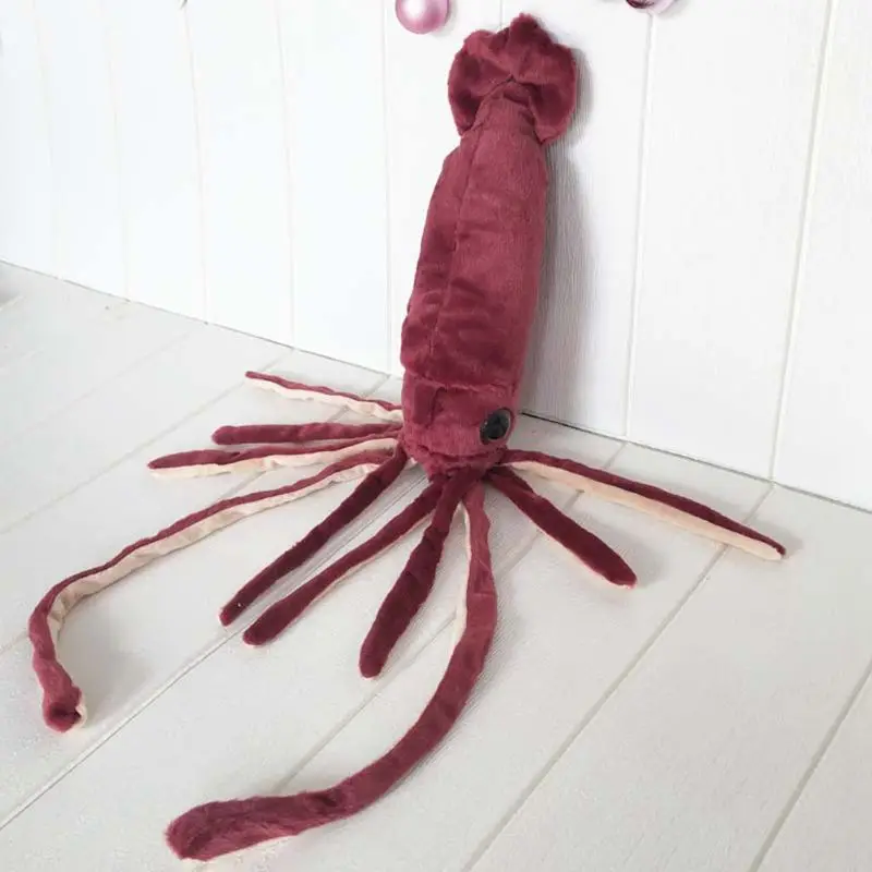 Большая мягкая кукла-животное гигантская имитация кальмара осьминог плюшевая