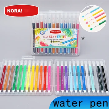 12 24 36Colour Wash Watercolor Pen Children Diy Painting Doodle Pen Environmental Protection Ink Triangle Rod Watercolor Suit
12 24 36Colour Wash Watercolor Pen Children Diy Painting Doodle Pen Environmental Protection Ink Triangle Rod Watercolor Suit
