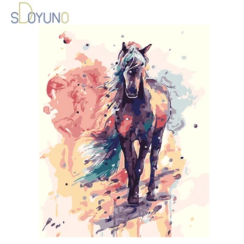 SDOYUNO diy frame oil painting by numbers animals on canvas colorful horse acrylic art HandPainted Home Decor Gift Canva Drawing
SDOYUNO diy frame oil painting by numbers animals on canvas colorful horse acrylic art HandPainted Home Decor Gift Canva Drawing