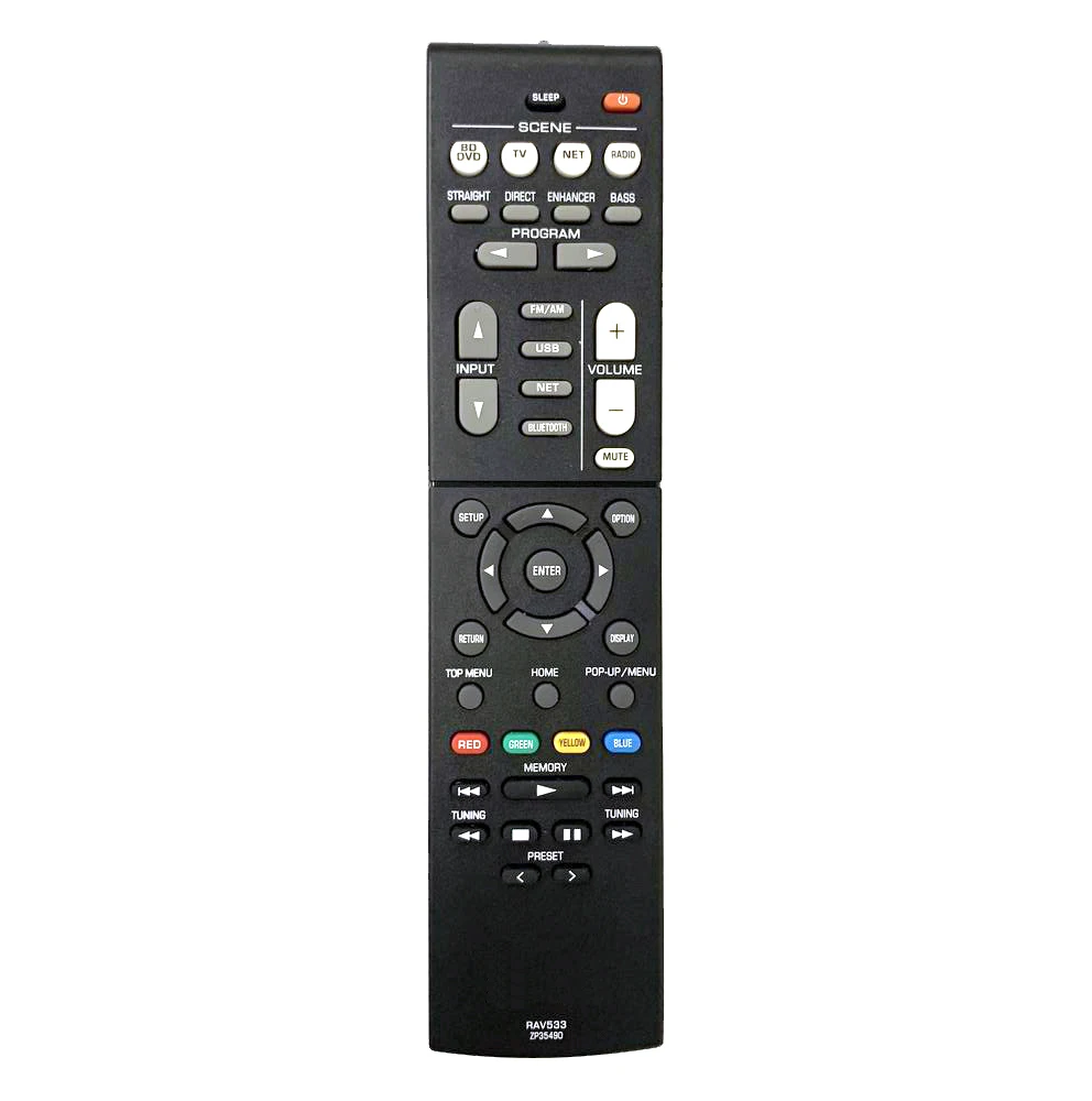 New RAV533 ZP35490 For Yamaha AV Receiver Remote Control RAV531 RX-V479 RX-V579 YHT3920 YHT-4930 YHT-5920BL Replacement
New RAV533 ZP35490 For Yamaha AV Receiver Remote Control RAV531 RX-V479 RX-V579 YHT3920 YHT-4930 YHT-5920BL Replacement