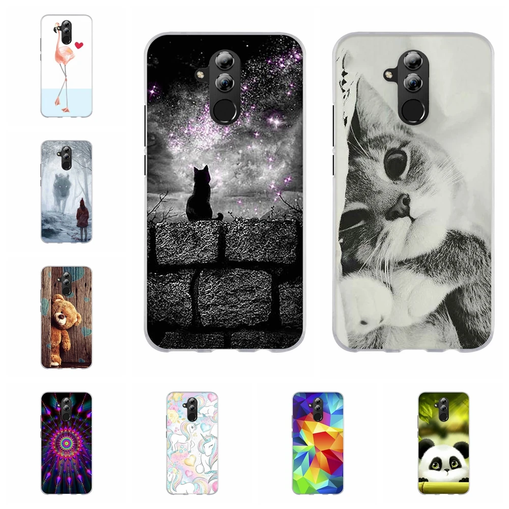Фото For Huawei Mate 20 lite / Honor 5 8s 7A Cover TPU Case 3D Y6 Prime 2018 Y5 ll Silicone Y7 2019 Cartoon | Мобильные телефоны и