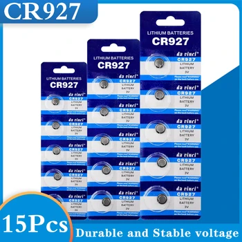15Pcs CR927 Button Batteries For Watch CR 927 Lithium Coins Cells Batteries For Pilas Calculators Clock Toys Computers
15Pcs CR927 Button Batteries For Watch CR 927 Lithium Coins Cells Batteries For Pilas Calculators Clock Toys Computers