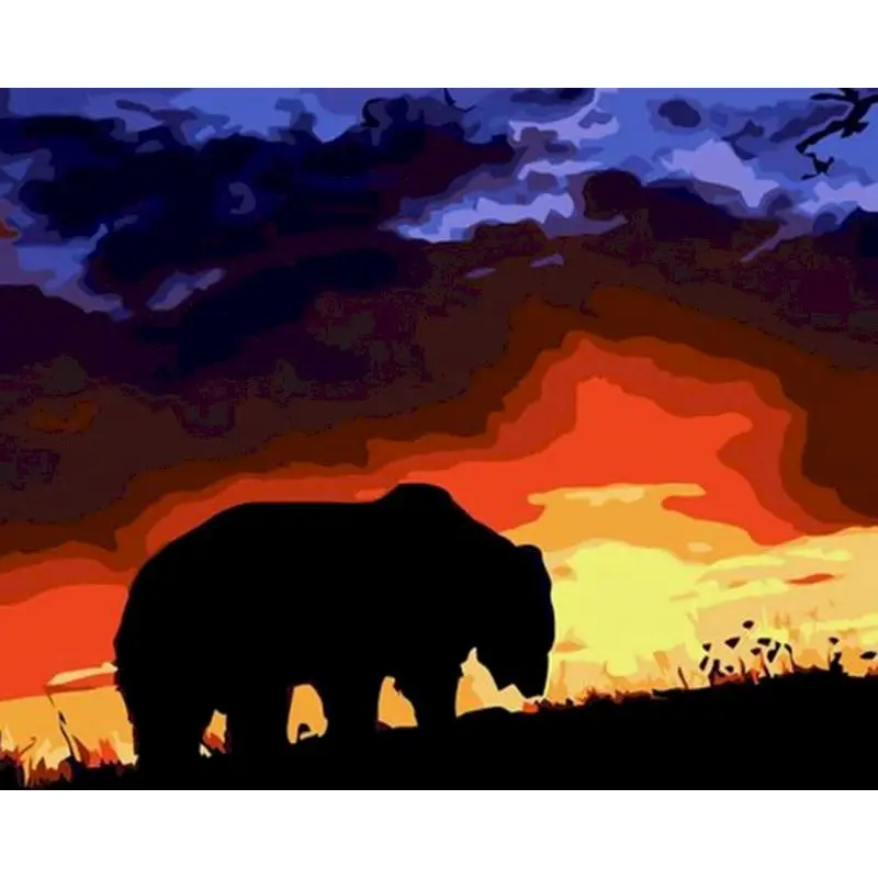 Setting Sun Bear Animals Oil Painting By Numbers For Adults Paints By Number Canvas Modern Painting 40x50cm DIY Home Decor Art
Setting Sun Bear Animals Oil Painting By Numbers For Adults Paints By Number Canvas Modern Painting 40x50cm DIY Home Decor Art