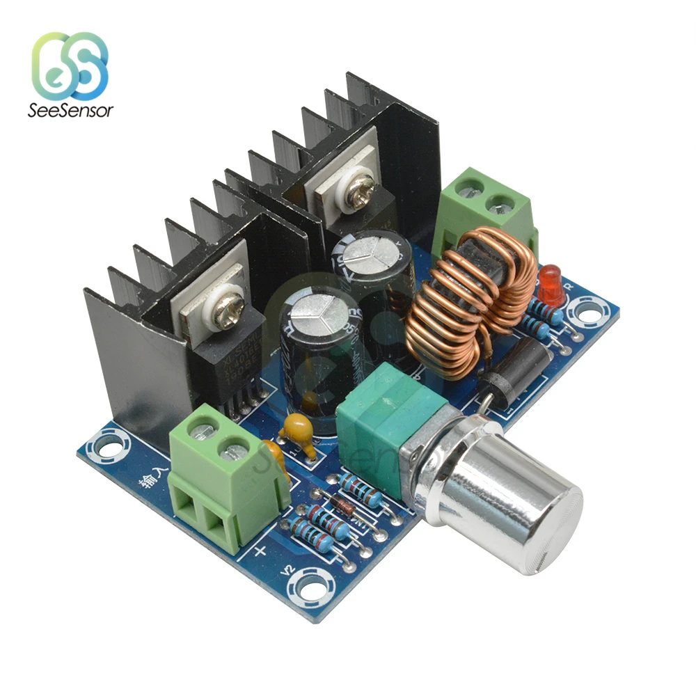 Макс 8A 200W DC модуль ldo понижающего преобразователя Питание XL4016 ШИМ регулируемый 4