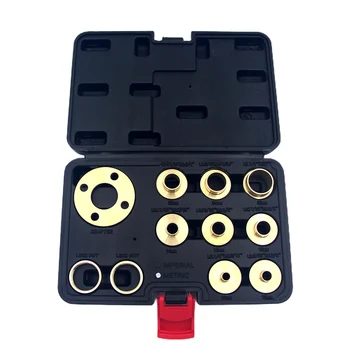 Practical Durable Axle Sleeve Accessories DCT Brass Router Bushing Set Template Guides Gold Carpenter Assorted With Lock Nuts
Practical Durable Axle Sleeve Accessories DCT Brass Router Bushing Set Template Guides Gold Carpenter Assorted With Lock Nuts