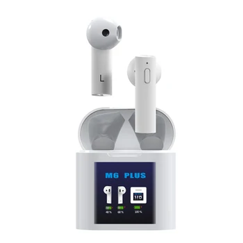 M6 Plus Bluetooth 5.0 TWS Earbuds with Charging Case Forehead Thermometer High Speed HD Bluetooth Headset
M6 Plus Bluetooth 5.0 TWS Earbuds with Charging Case Forehead Thermometer High Speed HD Bluetooth Headset
