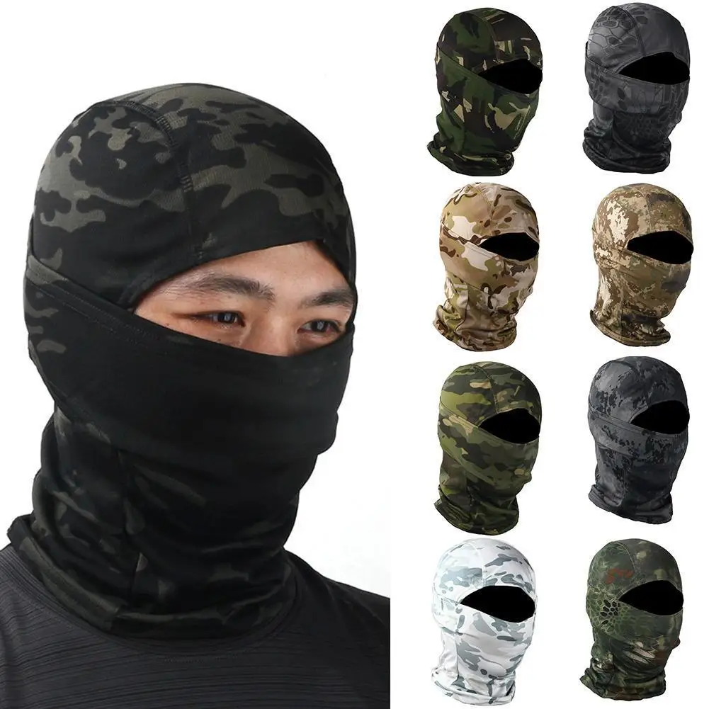 Tactical Camouflage Balaclava Full Face Mask CS Wargame Army Hunting Cycling Sports Helmet Liner Military Multicam CP Scarf
Tactical Camouflage Balaclava Full Face Mask CS Wargame Army Hunting Cycling Sports Helmet Liner Military Multicam CP Scarf