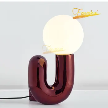 Nordic LED Table Lamp Lighting Modern Creative Glass Ball Table Lamp Study Bedroom Table Decoration Table Lamp Decoration Lamp 
Nordic LED Table Lamp Lighting Modern Creative Glass Ball Table Lamp Study Bedroom Table Decoration Table Lamp Decoration Lamp