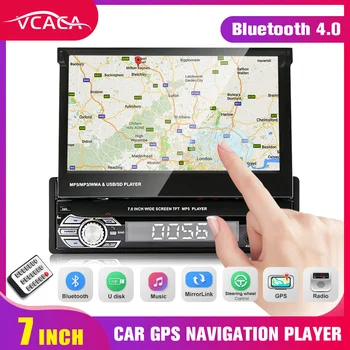 VCACA 7Inch Car Multimedia Player Auto GPS Navigation FM/USB/AUX/Bluetooth Rear View MirrorLink Stereo radio 1080P 1DIN Audio
VCACA 7Inch Car Multimedia Player Auto GPS Navigation FM/USB/AUX/Bluetooth Rear View MirrorLink Stereo radio 1080P 1DIN Audio