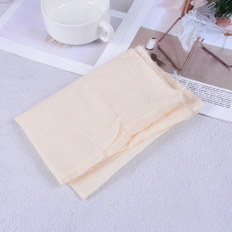 1pc Reusable Cotton Food Filter Bag Nut Milk Bag Squeeze Juice Grid Mesh Filter Sieve Cold Brew Coffee Filter 30*40cm
1pc Reusable Cotton Food Filter Bag Nut Milk Bag Squeeze Juice Grid Mesh Filter Sieve Cold Brew Coffee Filter 30*40cm