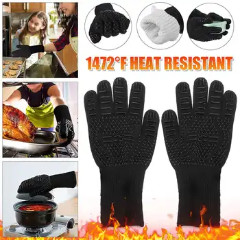 Heat Resistant Thick Silicone Cooking Baking Barbecue Oven Gloves BBQ Grill Mittens Microwave bakewere Gloves Kitchen Su
Heat Resistant Thick Silicone Cooking Baking Barbecue Oven Gloves BBQ Grill Mittens Microwave bakewere Gloves Kitchen Su