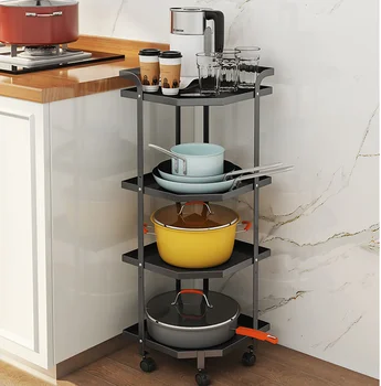 Modern Simple Household Corner Kitchen Multi-layer Storage Shelf Metal Triangle Shelf Adjustable Height Kitchen Organizer
Modern Simple Household Corner Kitchen Multi-layer Storage Shelf Metal Triangle Shelf Adjustable Height Kitchen Organizer