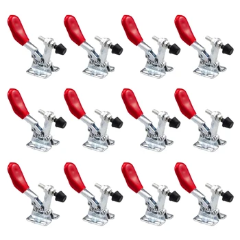 12 Pieces Hand Tool Adjustable Toggle Clamp 201A Antislip Red Horizontal Clamp 201-A Quick Release Heavy Duty Tool
12 Pieces Hand Tool Adjustable Toggle Clamp 201A Antislip Red Horizontal Clamp 201-A Quick Release Heavy Duty Tool