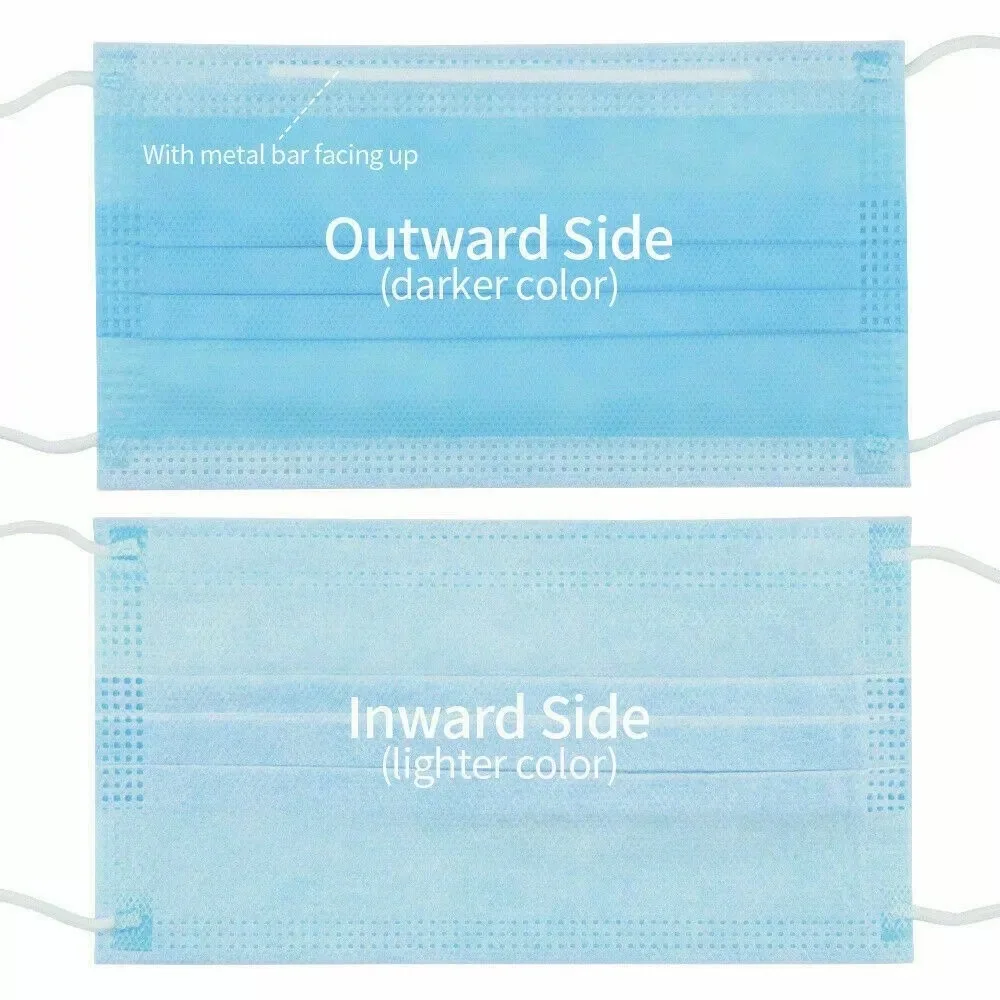 50Pcs 3Layer Disposable anti-virus Protective Face Mouth Masks Anti nCoV PM2.5 Influenza Bacterial Facial Dust-Proof Safety Mask
50Pcs 3Layer Disposable anti-virus Protective Face Mouth Masks Anti nCoV PM2.5 Influenza Bacterial Facial Dust-Proof Safety Mask
