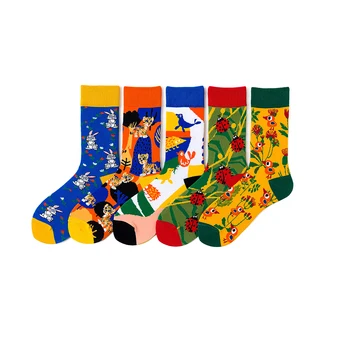 5 Pairs Women Socks Cotton Funny Colorful Female Socks Cute Animal Socks 35-40EUR
5 Pairs Women Socks Cotton Funny Colorful Female Socks Cute Animal Socks 35-40EUR