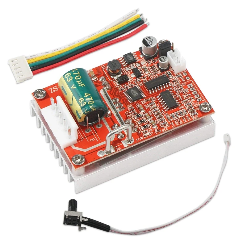 Brushless Dc Motor Speed Controller 6-50V Three-Phrase Sensorless Board 12V 24V Bldc Motor Driver Regulator 380W Pwm + Heat Sink
Brushless Dc Motor Speed Controller 6-50V Three-Phrase Sensorless Board 12V 24V Bldc Motor Driver Regulator 380W Pwm + Heat Sink