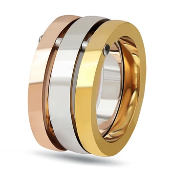 Bu-95 High Quality 3 Pieces/Set Rose Gold/Silver Color Titanium Steel Rings For Women Jewelry Anniversary Ring Set
Bu-95 High Quality 3 Pieces/Set Rose Gold/Silver Color Titanium Steel Rings For Women Jewelry Anniversary Ring Set