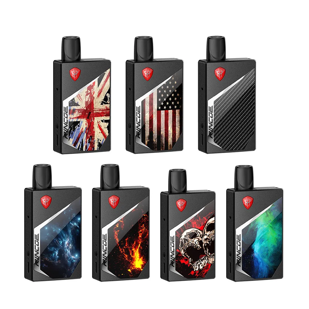 Electronic Cigarette Vape Pod Kit Original Rincoe Tix built in 1000mAh Battery with 2ml Cartridge
Electronic Cigarette Vape Pod Kit Original Rincoe Tix built in 1000mAh Battery with 2ml Cartridge