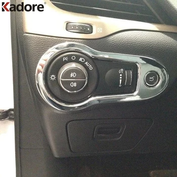 Car Interior Headlight Switch Button Cover Trim For Jeep Cherokee 2014 2015 2016 ABS Chrome Air Vent AC Outlet Frame Trims 3pcs
Car Interior Headlight Switch Button Cover Trim For Jeep Cherokee 2014 2015 2016 ABS Chrome Air Vent AC Outlet Frame Trims 3pcs
