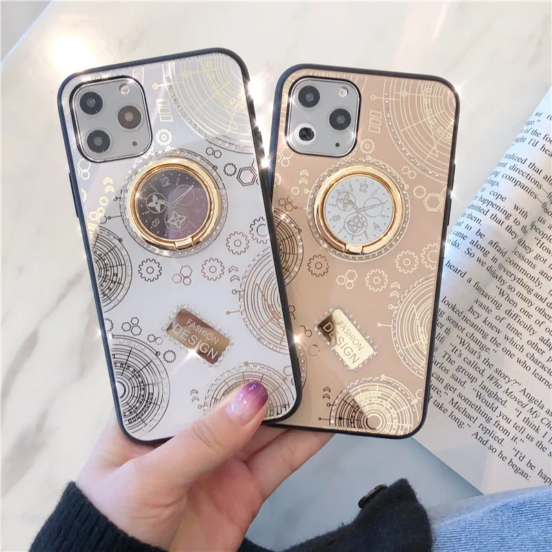 Fashionable time clock dial with diamond mobile phone case For Iphone 11 Pro Max XR Xs 6s 7 8 Plus back cover phone case 2019
Fashionable time clock dial with diamond mobile phone case For Iphone 11 Pro Max XR Xs 6s 7 8 Plus back cover phone case 2019