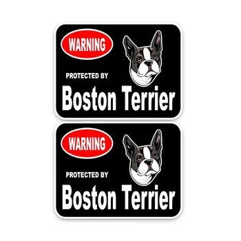 Dawasaru 2X Boston Terrier Guard Dog Warning Car Sticker Personalized Decal Laptop Motorcycle Auto Decoration PVC,15cm*11cm 
Dawasaru 2X Boston Terrier Guard Dog Warning Car Sticker Personalized Decal Laptop Motorcycle Auto Decoration PVC,15cm*11cm