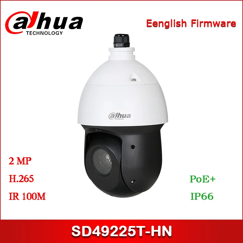 Dahua IP camera SD49225T-HN 2MP 4.8mm~120mm Security Camera 25x Starlight IR PTZ Network Camera
Dahua IP camera SD49225T-HN 2MP 4.8mm~120mm Security Camera 25x Starlight IR PTZ Network Camera