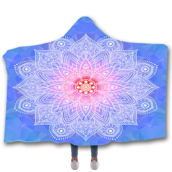 3D Mandala Series Digital Hooded Blanket Printing Flowers Pattern Painting Fleece Blanket 2019 Simple Graceful Blanket Thick
3D Mandala Series Digital Hooded Blanket Printing Flowers Pattern Painting Fleece Blanket 2019 Simple Graceful Blanket Thick