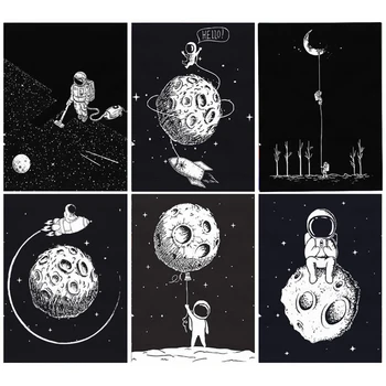 Cartoon Space Astronaut Painting By Numbers 40x50cm Universe Planet Exploration Poster Home Decor Painting Wall Art Pictures 
Cartoon Space Astronaut Painting By Numbers 40x50cm Universe Planet Exploration Poster Home Decor Painting Wall Art Pictures