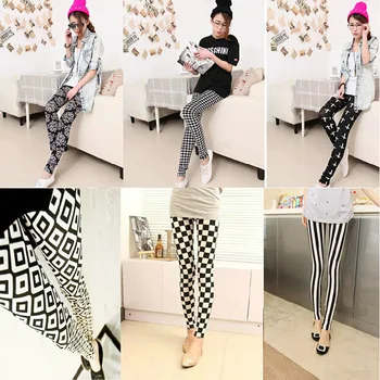Spring and Summer Pattern Casual Pants Slim Ankle-length Pants Tight Abstract Pattern Pencil Pants Women
Spring and Summer Pattern Casual Pants Slim Ankle-length Pants Tight Abstract Pattern Pencil Pants Women