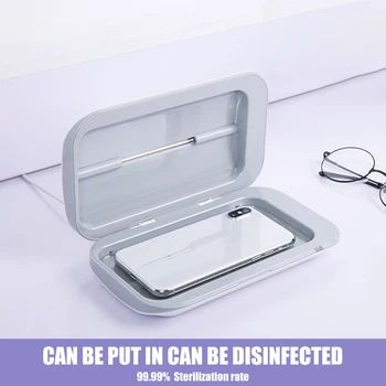Portable UV Sterilizer Cabinet Phone Disinfectant UV Cleaner Mobile Double Ultraviolet Disinfection Lamp Mini sterilization Box 
Portable UV Sterilizer Cabinet Phone Disinfectant UV Cleaner Mobile Double Ultraviolet Disinfection Lamp Mini sterilization Box
