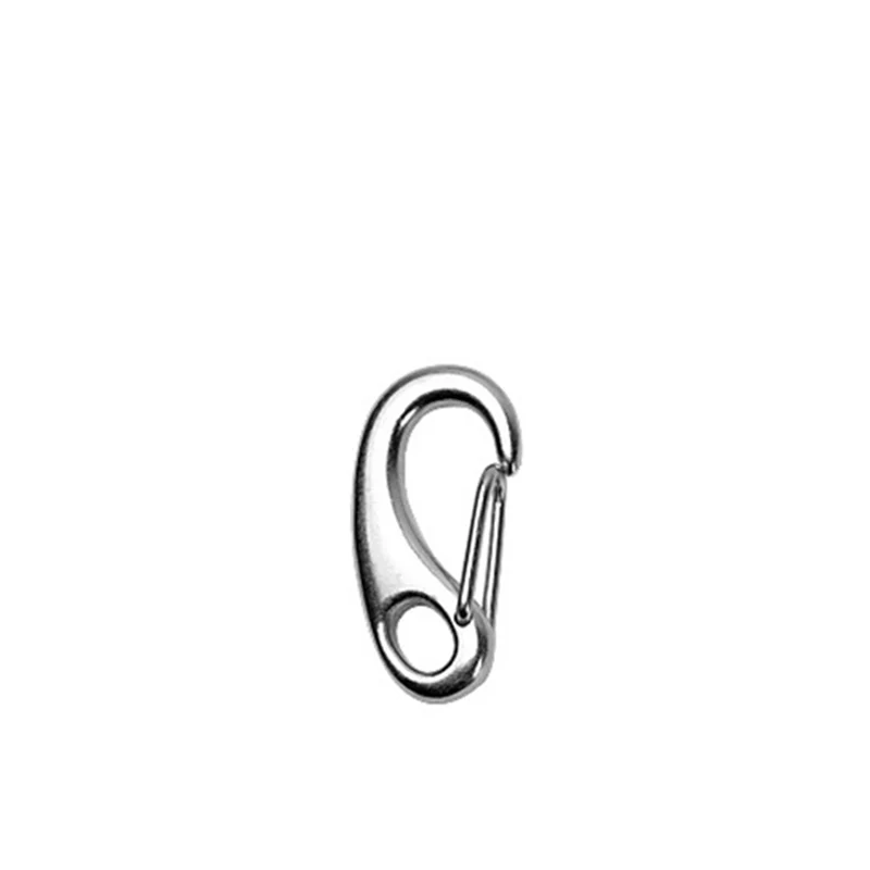 

1* Stainless Steel Spring Hook Pet Chain Buckle Safety Carabiner Snap 50-100mm for maritime /industrial /other heavy duty uses