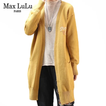 Max LuLu Fashion Korean Winter Ladies Knitted Clothing Womens Printed Long Cardigans Casual Loose Christmas Sweaters Plus Size 
Max LuLu Fashion Korean Winter Ladies Knitted Clothing Womens Printed Long Cardigans Casual Loose Christmas Sweaters Plus Size