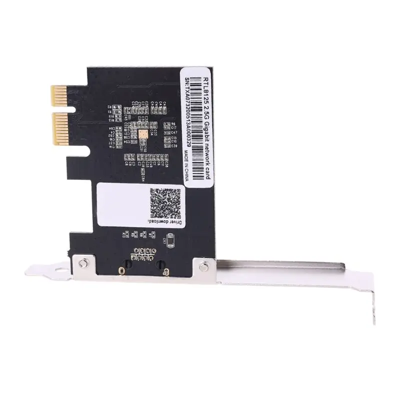 PCI Express PCI-E 2.5G Net work Card 2500Mbps PCIe 1X 2.5G lan Card Realtek8125 X6HA
PCI Express PCI-E 2.5G Net work Card 2500Mbps PCIe 1X 2.5G lan Card Realtek8125 X6HA