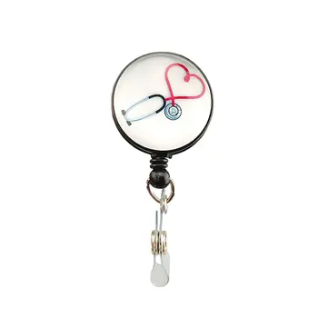 2 Pieces Stethoscope Nurse Swivel Alligator Clip Retractable Reel ID Badge Name Holder for Office Accessories Labels & Indexes
2 Pieces Stethoscope Nurse Swivel Alligator Clip Retractable Reel ID Badge Name Holder for Office Accessories Labels & Indexes