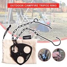 Camping Tripod Board Stainless Steel Campfire Grill Pot Holder with Adjustable Chain for Cookware Outdoor Camping Accessories
Camping Tripod Board Stainless Steel Campfire Grill Pot Holder with Adjustable Chain for Cookware Outdoor Camping Accessories