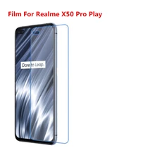 Film de protection d'écran LCD HD Ultra fin et clair, avec chiffon de nettoyage, pour OPPO Realme X50 Pro Play, 1/2/5/10 pièces=