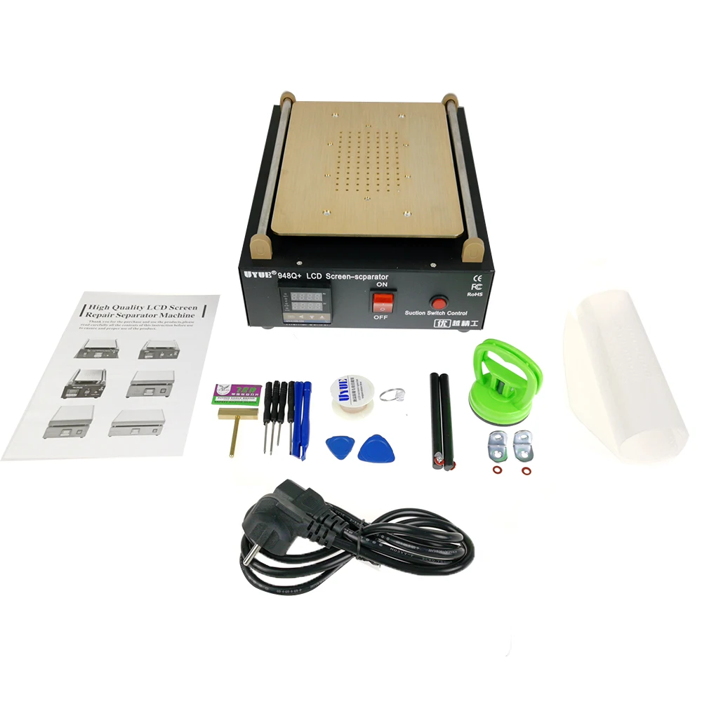 Touch Screen Separator Refurbished Repair UYUE 948Q+ 11 Inches Mobile Phone Splitter Flat LCD Screen Splitter
Touch Screen Separator Refurbished Repair UYUE 948Q+ 11 Inches Mobile Phone Splitter Flat LCD Screen Splitter
