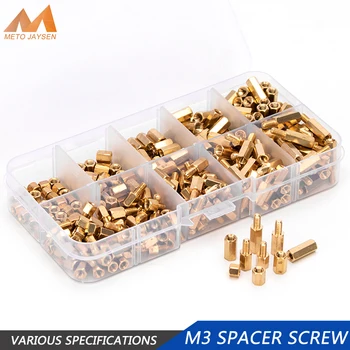M3 Male Female Hex Brass Standoff Spacer Screw Spacing Pillar Screws Nut Assortment Kit DIY Tools Computer PC Motherboard 300pcs
M3 Male Female Hex Brass Standoff Spacer Screw Spacing Pillar Screws Nut Assortment Kit DIY Tools Computer PC Motherboard 300pcs