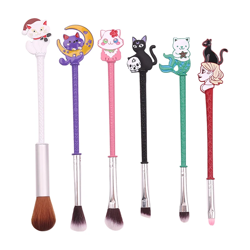 Drop Ship Sailor Moon Cute Cat Makeup Brushes Set 6pcs Powder Eyeshadow Brush Kawaii Brush Synthetic Fiber Hair Beauty Tool Kit
Drop Ship Sailor Moon Cute Cat Makeup Brushes Set 6pcs Powder Eyeshadow Brush Kawaii Brush Synthetic Fiber Hair Beauty Tool Kit